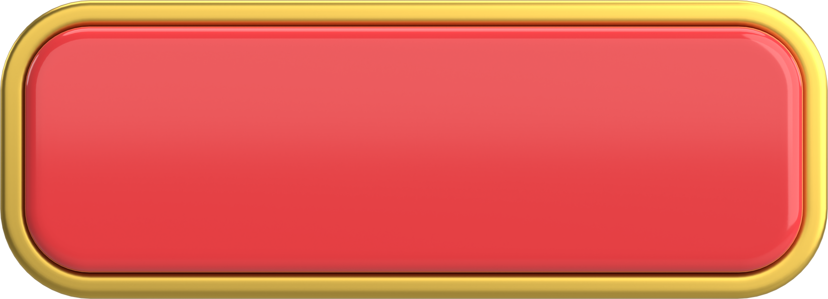 3D button. Empty button. 3D illustration.